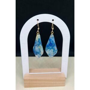 Polymer clay earrings, clay earrings, resin earrings, clay jewelry,resin jewelry